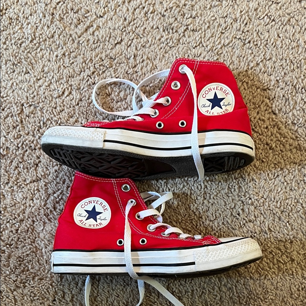 Converse All Star Red Canvas High-Tops